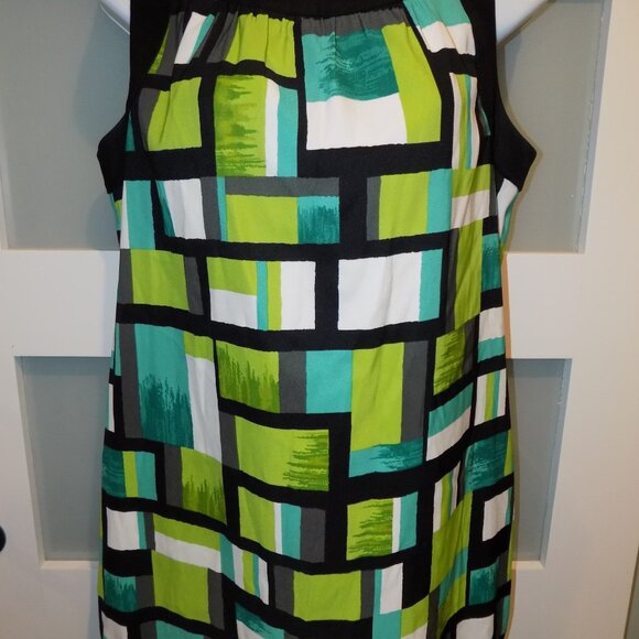 ALYX Geometric Design Formal Event Dinner Cocktail Evening Dress Size 12 - Picture 2 of 4